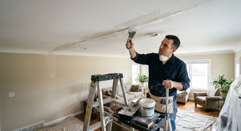 Bedroom Ceiling Repair in Wilmington, NC