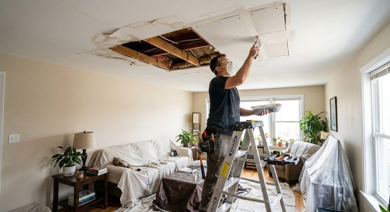 Bedroom Ceiling Repair in Conroe, TX