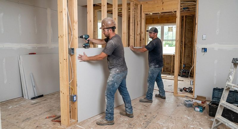 Bedroom Drywall Installation in Olathe, KS