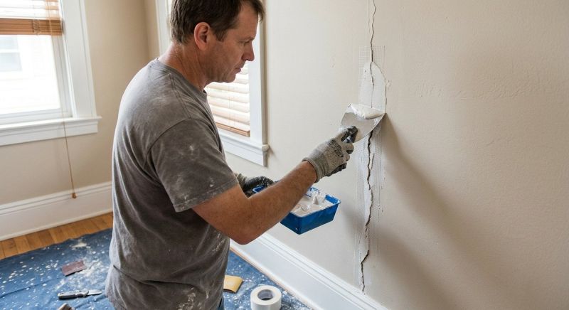 Ceiling Crack Repair in Olathe, KS