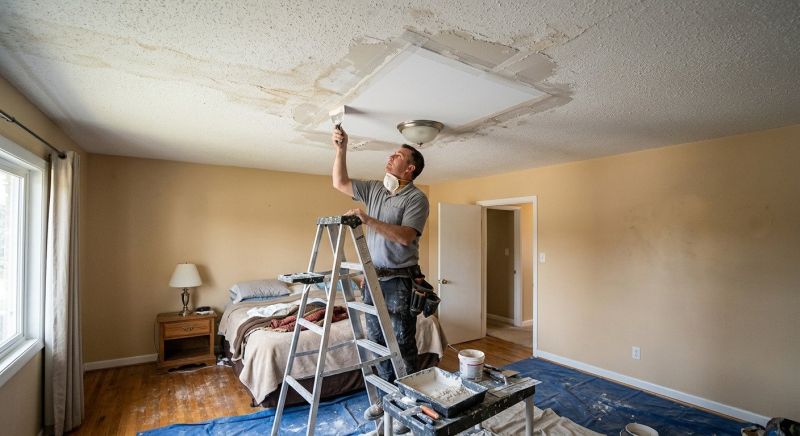 Ceiling Crack Repair in Wilmington, NC