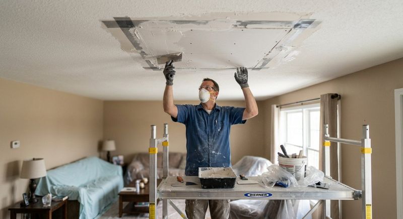 Ceiling Drywall Repair in Wilmington, NC