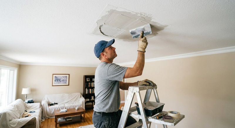 Ceiling Drywall Repair in Olathe, KS