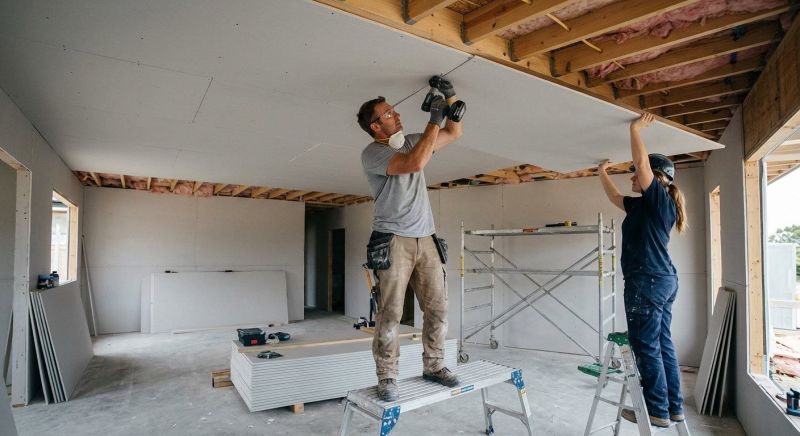 Ceiling Drywall Replacement in Kansas City, KS