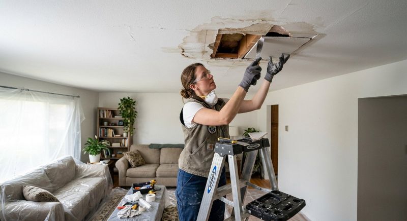 Ceiling Water Damage Repair in Alpharetta, GA