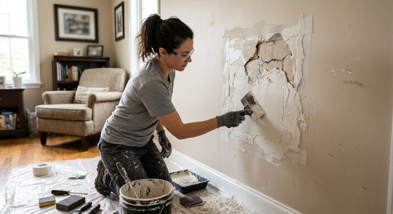 Drywall Crack Repair in Conroe, TX