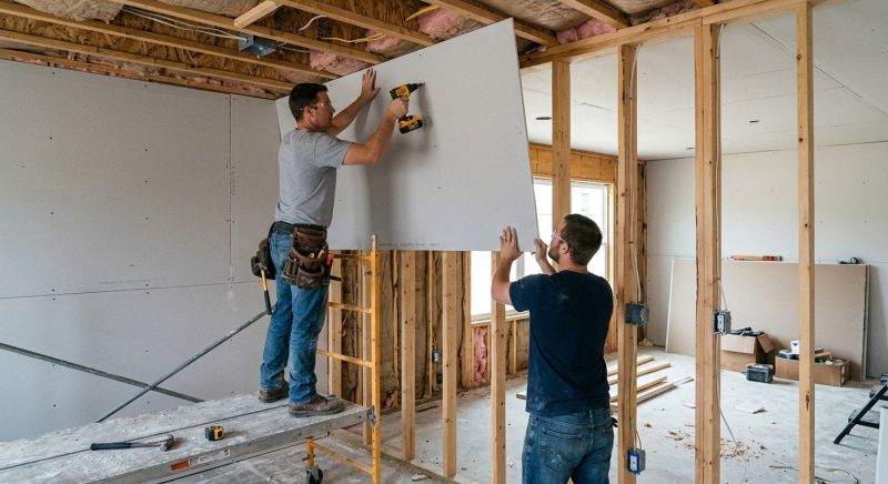 Drywall Hanging in Overland Park, KS