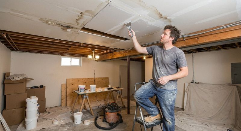 Garage Drywall Repair in Wilmington, NC