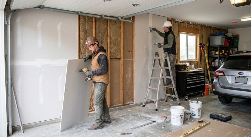 Garage Wallboard Installation in Wilmington, NC