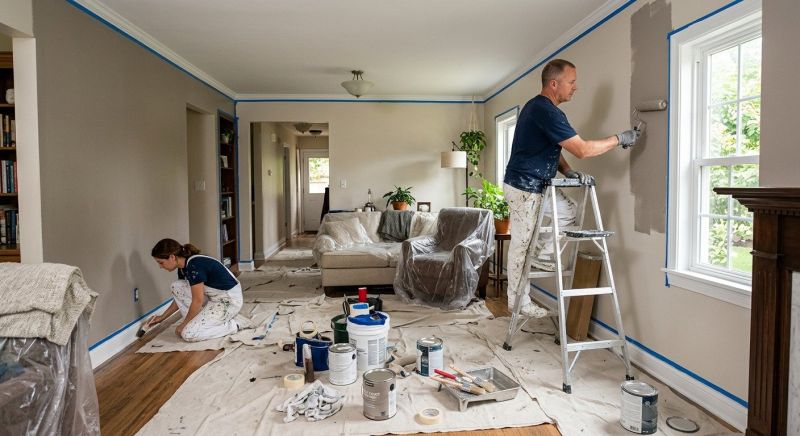 House Interior Painting in Wilmington, NC