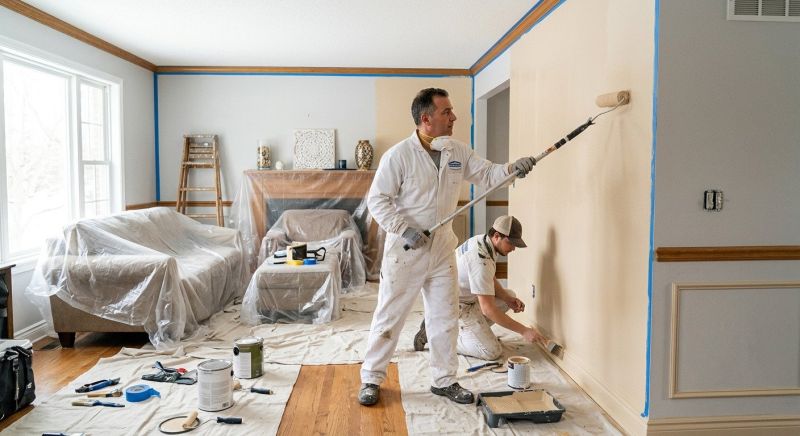 Interior Trim Painting in Wilmington, NC