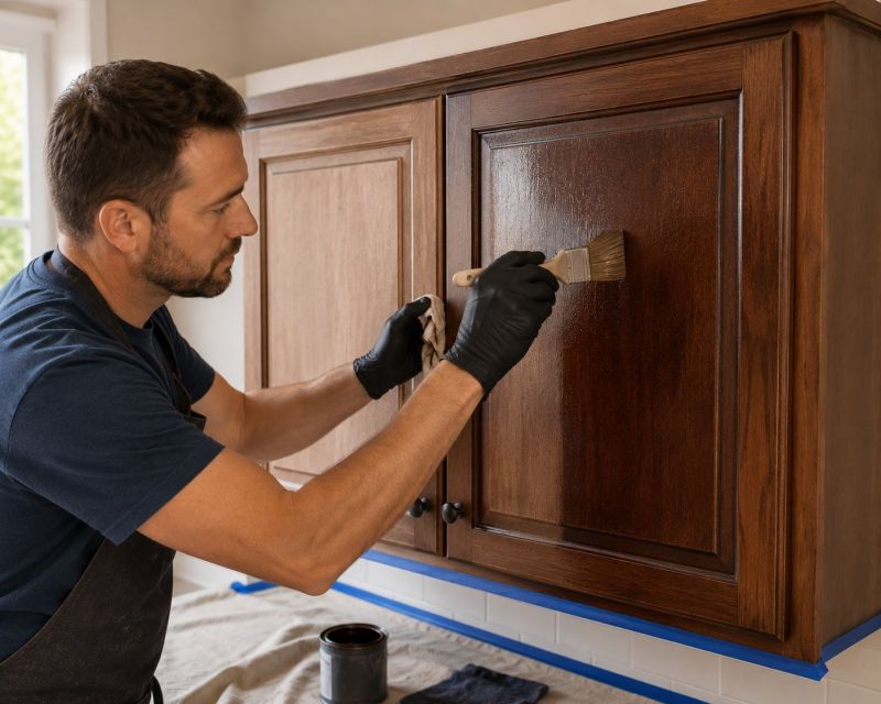 Kitchen Cabinet Refinishing in Bloomington, IN