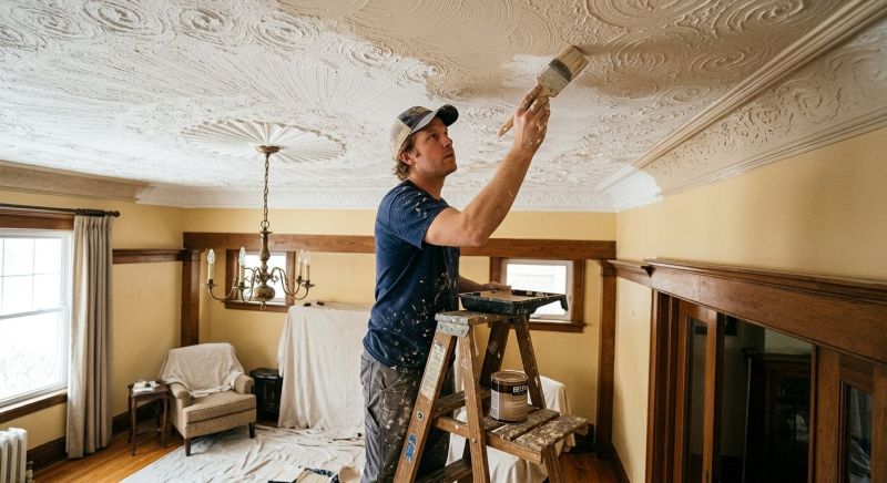 Popcorn Ceiling Painting in Wilmington, NC