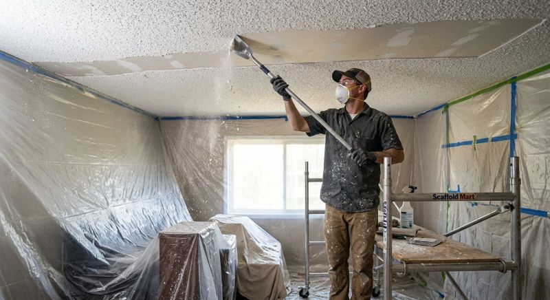 Textured Ceiling Removal in Waco, TX