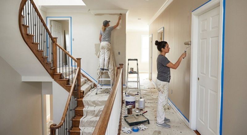 Townhouse Interior Painting in Kansas City, KS