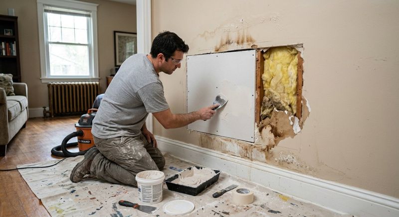 Wall Damage Repair in Kansas City, KS