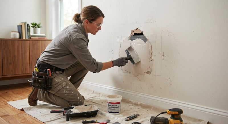 Wallboard Repair in Conroe, TX