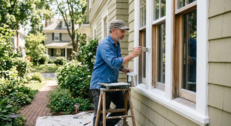 Wood Trim Painting in Wilmington, NC